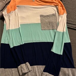 Vanilla Bay Multicolor Striped Top